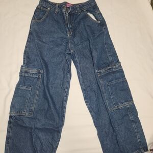 Edikted Dark Blue Denim Jeans